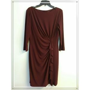 Burgundy Cocktail Dress